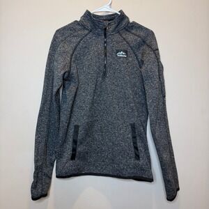 Avalanche Boys Gray Fleece 1/4 Zip Lined Jacket Pockets Youth Size XL 18-20 Gorp